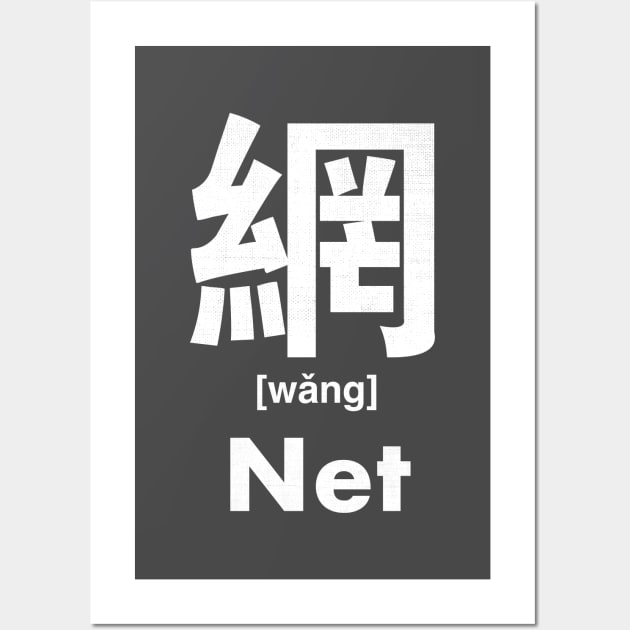 Net Chinese Character (Radical 122) Wall Art by launchinese